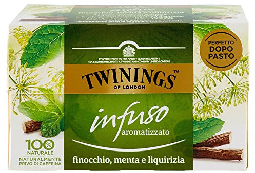Twinings - Aromatisierte Aufgüsse - Special Edition (Fenchel, Minze und Süßholz, 40 Taschen)