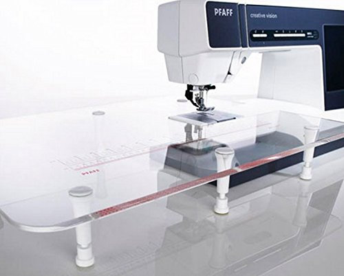 PFAFF Großer Acryl Quilttisch 600 x 445 mm, rechteckig, transparent