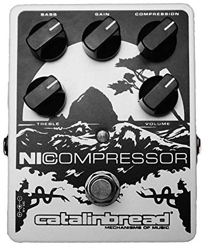 Catalinbread NiCompressor Pedal, White Soft Pearl