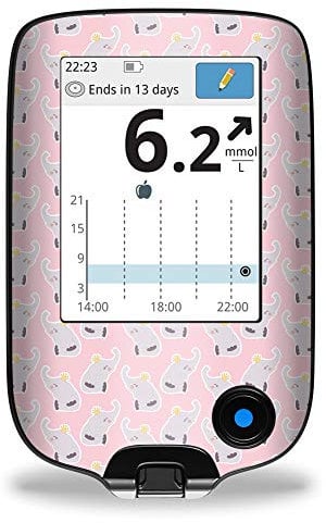 Pink Elephants - Sticker Skin for Freestyle Libre Reader