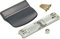 KOTARBAU® Manija para puerta de balcón, Tirador de puerta de terraza, Mango, Manilla para puerta balconera, Asa de agarre para fumadores, Pomo para puertas correderas, ventanas, Pestillo, Antracita