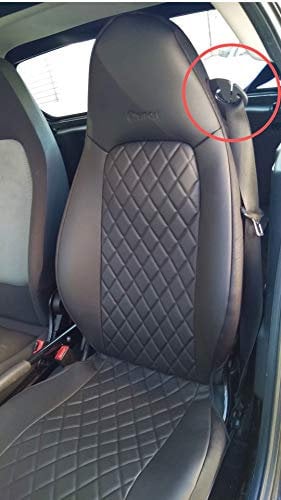 Top Car Athens || Rhombus | Zwei Luxus Autositzbezüge | aus Kunstleder & Synthetik| 100% Passgenau, Kompatibel mit SMART FORTWO (450) | Sitzbezügesets | Farben Schwarz (SMART FORTWO (450) 1998-2007)