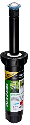 Rain Bird 8SAPROPR Pressure Regulating (PRS) High-Efficiency Pro Rotary Sprinkler, Hand Adjustable 45° - 270° Pattern, 8' - 14' Spray Distance, 4 Pop-up Height