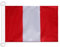 AZ FLAG Bootsflagge Peru Handelsflagge 45x30 cm, Aussenverwendung - Peruanische Nationalflagge Bootsfahne Aus Gestricktem Polyester Mit Plastikringen