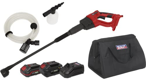 Sealey 20V SV20 Series Cordless Pressure Washer Kit - 2 Batteries CP20VPWKIT