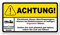 Finest Folia Fun Sticker Achtung Vibration 10x5,5cm Aufkleber für Fahrzeuge Kfz Zubehör lustiger Bike Trekker Spruch Warnung waschstraßenfest selbstklebend R193 (01 Abschleppwagen)