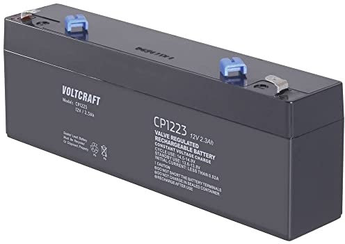 Voltcraft CE12V/2,3Ah VC-12713960 Bleiakku 12V 2.3Ah Blei-Vlies (AGM) (B x H x T) 178 x 67 x 35mm Flachstecker 4.8mm Wartungsfrei