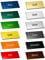 1x Namensschild selbstklebend - 12 versch. Farben - MADE IN GERMANY - 0,8mm dick - Namensschild für Haustür und Briefkasten - Klingelschild wetterfest - Hochwertiges Türschild/Briefkastenschild