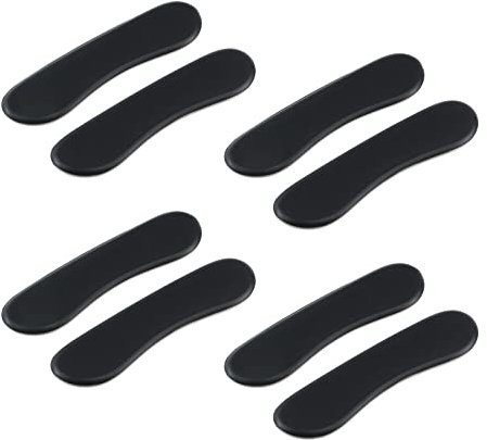 HEVSTIL 24 Stück lange Streifen Drum Schalldämpfer Pads Weiche Transparent Dämpfer Gele Silikon Gel Pads Drum Mute für Trommeln Becken Ton Control (schwarz)