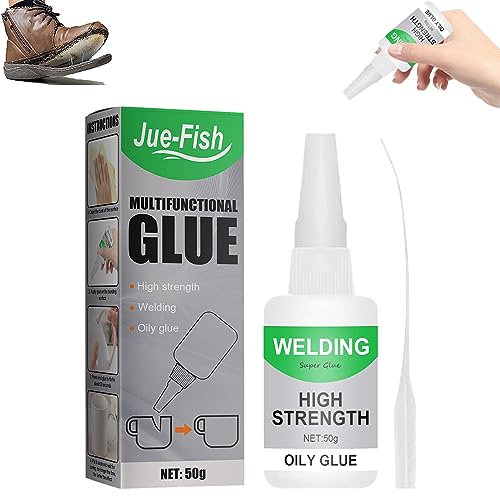 Welding High-Strength Oily Glue, Jue Fish Glue, Jue Fish Multifunctional Glue, Jue-Fish Welding High-Strength Oily Glue, Uniglue Universal Super Glue Welding High-Strength Oily Glue (1PCS)