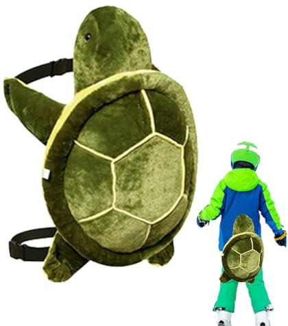 Anulely Snowboard Turtle Pad | Süßes Schutz-Hüft-Po-Pad | Schildkröten-Hüftschutz, Anti-Fall, weiche Ski-Schutzpolster für Snowboarden, Skaten, Kinder und Erwachsene