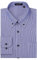 Enlision Blue Dress Shirts for Men Causal Striped Button Down Shirt Long Sleeve Office Classic Regular Fit with Pocket 2XL