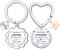 FGHJK 2Pcs Porte clef Marraine Parrain Cadeau Marraine Parrain Porte-clés Cadeau Porte-clés Parrain Marraine Cadeau Baptême pour Parrain Marraine Cadeaux d'anniversaire Parrain Marraine (4)