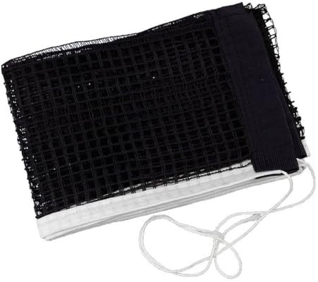 WBZOWRB 1 Stück Tischtennisnetz Polyester,178 * 15Cm Tischtennis Netz, Tischtennis Ersatznetz Multifunktional, Tischtennisnetze Ohne Halterung Ping Pong Netz Für Drinnen Und Draußen (Schwarz)