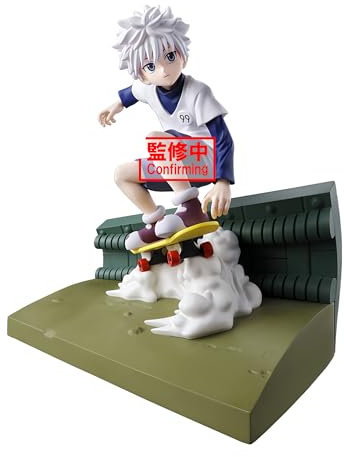 Banpresto Killua Auf Skateboard Statue 8 cm