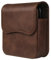 Gürteltasche Leder Braun kompatibel mit Samsung Galaxy Z Flip 6/5/4/3/2/1/Motorola Razr 40 Handytasche Leder mit Kartenhalterung Gürtelclip Hülle kompatibel mit Huawei P50 Pocket/SM-F7070/F7000/F7110
