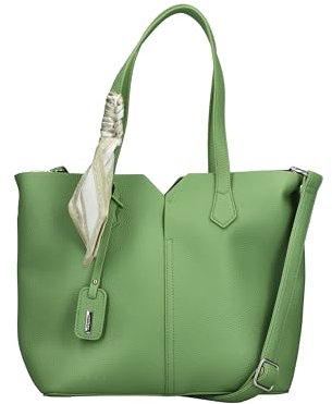Rieker Damen H1045 Shopper, Grün