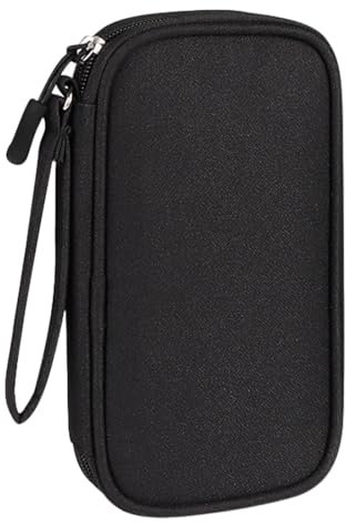 SGERUFZ 1 Pcs Sac Câble Multifonctionnel Étui Portable Étanche Rangement Antichoc Anti-Humidité pour Carte SD Chargeur Adaptateurs Cartes Mémoire Câbles USB