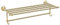 MINGCHI Porte-Serviettes de Salle de Bain,Porte Serviettes Mural en Acier Inoxydable 60 cm avec 2 Crochets,Design Minimaliste pour l'hôtel et la Maison,(Or)