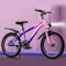 Mountain Kinderfahrrad 22 Zoll Singlespeed Stoßdämpfung Doppelscheibenbremse Speichenrad Mit Rücksitz B,18 inches