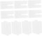 GRIRIW 10pcs Radiator Bracket Covers Plate Radiator Hook Protective Sleeves Easy Install No Tool