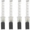 EMSea 4 Stück Kohlebürsten-Federbaugruppen für Haarschneider Kompatibel mit Oster-Haarschneider Kompatibel mit Oster A5 Classic 76 Classic 97 Reparaturteile