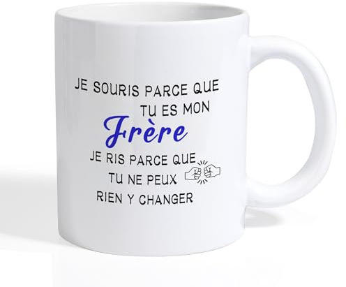 Cadeau Homme Cadeau Famme Mug Pour Collegue Meilleure Amie Tonton Maman Papa Beau Papa Beau Maman Cadeaux Famille Mug Cadeaux Noel Saint Valentin Pour Famille Amie (Emblème du Poing des Frères)