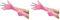Ansell Micro-Touch Nitrafree Gants Jetables Sans Latex, Gants Nitrile Non Poudrés, Gants Medical et Examen, Protection Chimique et Mécanique, Gants Roses Taille S (100 Gants) (Lot de 2)