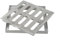 Rejilla de acero inoxidable para desagüe de suelo (200 x 200 x 20 x 2 mm)
