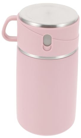 Luxshiny 1Set Tazza Isolata Acciaio Inossidabile da Coppa Termica per Colazione e Design Compatto e Portatile Conservazione e Fredda per Viaggi e Casa
