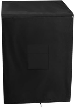 Freezer Cover, Waterproof Freezer Dust Cover Protector, Oxford Fabric Wrap with Double Top Opening for Balcony Garden Patio Beverage Container