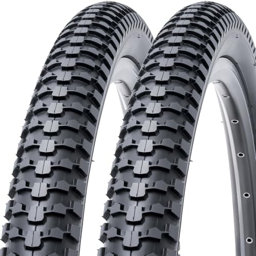 MetersGod 2 neumáticos para bicicleta de 26 x 2,10 pulgadas, 26 x 2,10, cubierta de bicicleta 56-559, compatible con bicicletas de montaña/de carreras/de ciudad, 26 x 2,10 pulgadas, plegables