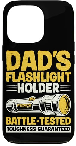 Dad Flashlight Holder Survivor Case for iPhone 13 Pro