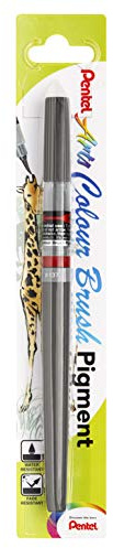 Pentel XGFP-137X Colour Brush, pigmentierte Tinte, grau, 1 Stück
