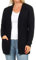 VERO MODA Damen Vmno naam Ls Cardigan Noos Strickjacke, Schwarz, S EU