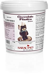 Saracino Cioccolato Plastico Fondente Per Decorazioni E Modelling Da 1 Kg Made In Italy