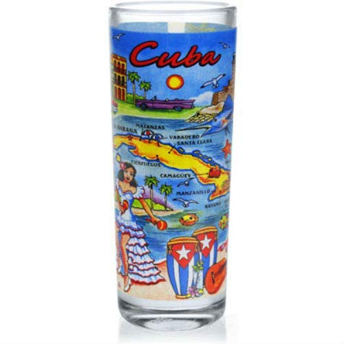 WBS Kuba Map Shooter Schnapsglas