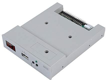 ASHATA USB Diskettenlaufwerk Emulator, 3.5 Zoll 1.44MB USB Simulation Diskettenlaufwerk,Tragbar SFR1M44-U100 Floppy Disk Drive Floppy Laufwerk Emulator für industrielle Steuerungsgeräte