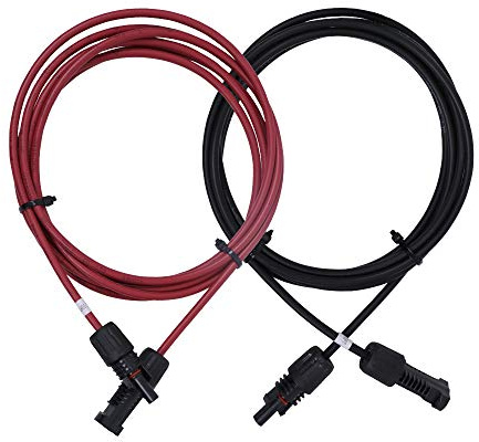 Renogy Solar Extension Cable - 10ft 12AWG Pair