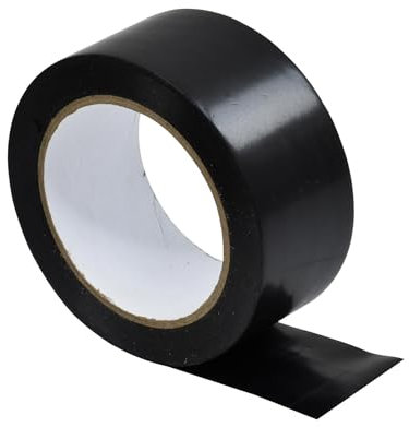 Dapetz ® Pack of 2 Black Electrical Tape Waterproof Heat Resistant Tape 50mm x 33m Strong Adhesive, PVC Insulation Tape for Insulating, Repairing and Protecting Electrical Wires