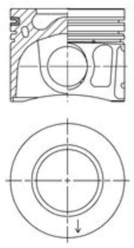 Kolbenschmidt 41072620 Piston & Rings