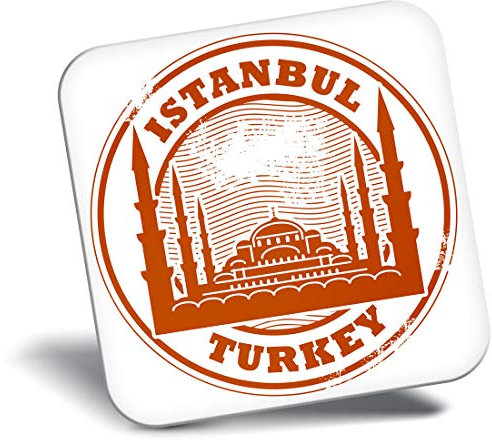Destination Vinyl ltd Fridge Magnet - Istanbul Turkey Architecture Travel 5395