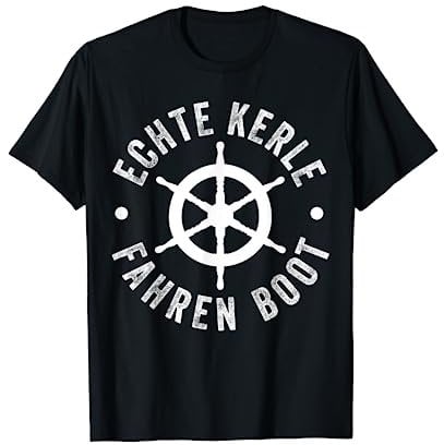 Geschenk für Segler Bootsfahrer Kapitäne Sportsegler T-Shirt