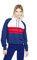 FILA Damen Burgos Copped Kapuzenpullover, Medieval Blue-bright White-true Red, XS EU