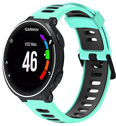 SITAFU Armband Garmin Forerunner 735XT,Sportarmband für Garmin Forerunner 235 - Einstellbares Silikon Armbänder Uhrenarmband Sport Ersatzarmband für Garmin Forerunner 235/735XT/220/230/620