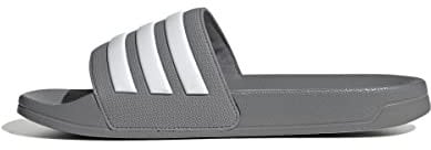 adidas Unisex Adilette Shower Slides, Grey Three / Cloud White / Grey Three, 47 EU