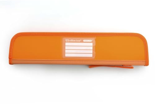 office box, Federmäppchen für die Schule, Flötenhalter aus Polypropylen, 100 % recycelbar, mit verstärkten Kanten, Reißverschluss, Textilgriff und ID-Karte im Lieferumfang enthalten – by Colorline,