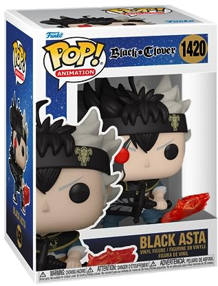 Funko POP! Animation: Black Clover - Asta | Offizieller Fanartikel und Merch - Vinyl Sammelfigur als Regal Deko - Geschenkidee zum Geburtstag für Fans und Sammler