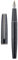 Hongdian A3 Black Aluminum Fountain Pen, Iridium Fine Nib Blossom Engraving Design, Consistent Writing Pen with Ink Converter and Metal Pen Box Set