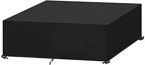 SanGlory Abdeckung für Gartenmöbel, Outdoor Abdeckhaube Gartenmöbel Schutzhüllen für Gartenmöbel Wasserdicht Gartentisch Abdeckung Winddicht Anti-UV Abdeckplanen für Loungemöbel, 210x140x71cm